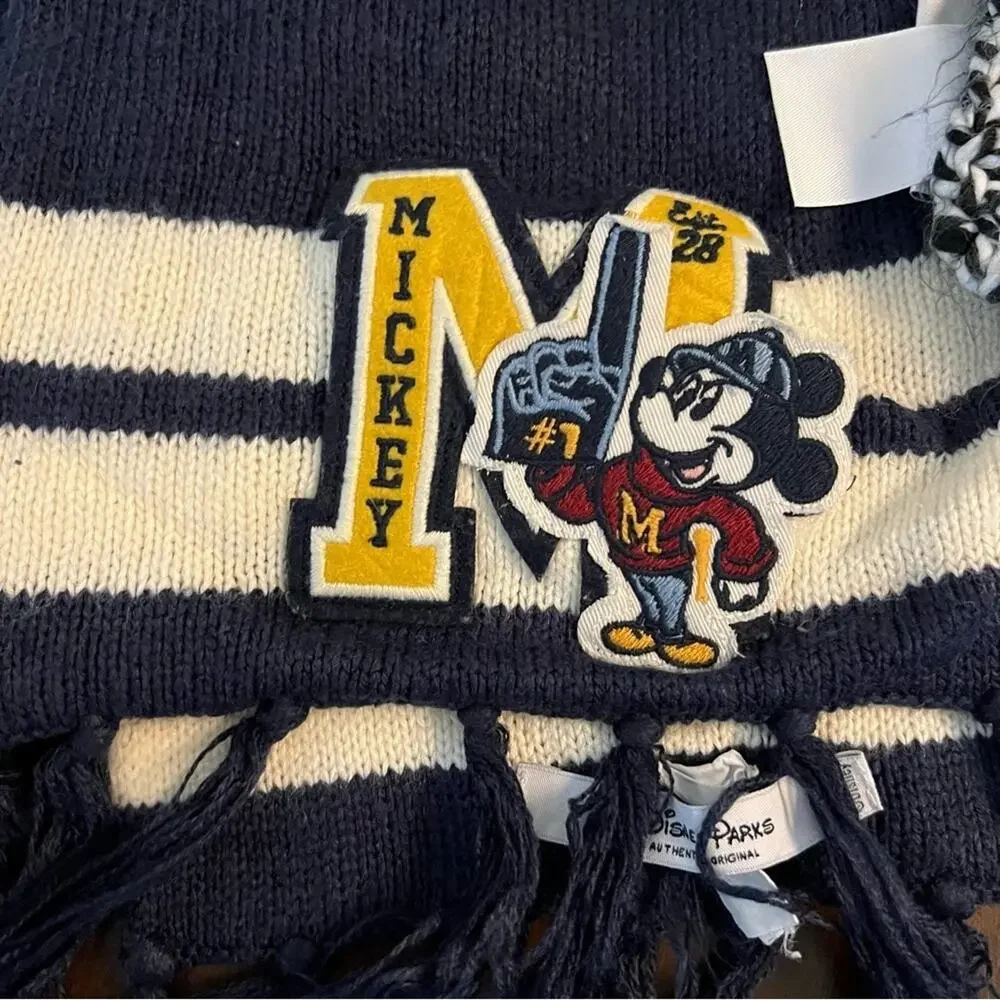 Disney Parks Adult Scarf Lot of Two Mickey Mouse OS